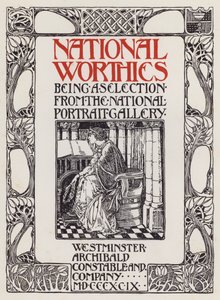 Tittelsideillustrasjon for National Worthies som et utvalg fra National Portrait Gallery av English School
