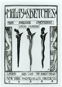 Tittelside til Malay Sketches av Frank Athelstane Swettenham, utgitt 1896 av English School