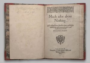 Titelseite von Viel Lärm um nichts von English School