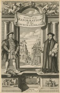 Titelseite der Geschichte der Reformation der Kirche von England von English School
