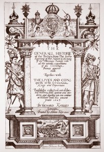 Tittelside, Knolles Generall Historie of the Turks, pub. av Adam Islip, 1603 av English School