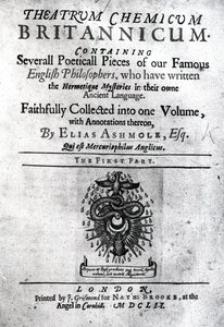 Tittelside til Theatrum Britannicum av Elias Ashmole, 1652 (trykk) av English School