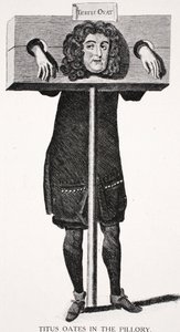 Titus Oates in the Pilory av English School