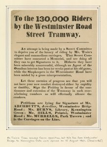 Til de 130 000 syklistene ved Westminster Road Street Tramway av English School