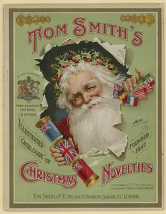Tom Smith & Co Ltd, Christmas Novelties, Christmas Crackers, Brosjyreomslag av English School