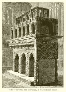 Graven til Edward the Confessor, i Westminster Abbey