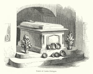 Graven til Louis Philippe (gravering) av English School