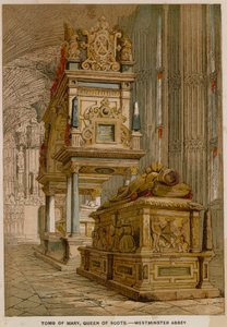 Graven til Mary Queen of Scots, i Westminster Abbey av English School