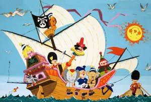 Topsy Turvy Piratskip av English School