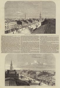 Toronto, hovedstaden i Canada West (gravering) av English School