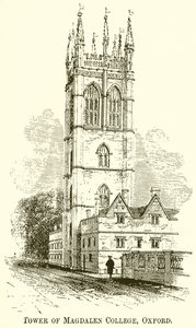 Tower of Magdalen College, Oxford av English School