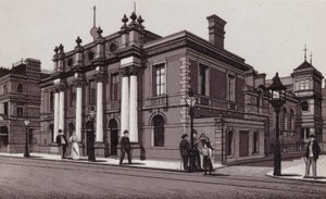 Rådhus, Cardiff (litho) av English School