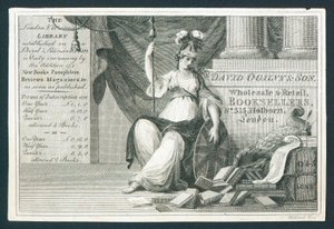 Trade card, David Ogilvy & Son av English School
