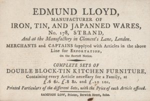 Byttekort, Edmund Lloyd av English School