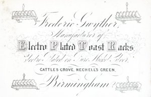 Byttekort, Frederic Gwyther av English School