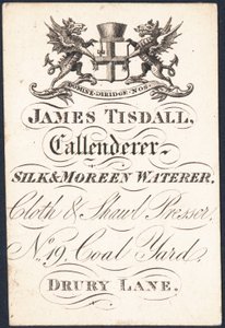 Byttekort, James Tisdall av English School