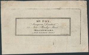 Byttekort, Mr Fox av English School