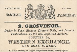 Handelskort, S Grosvenor av English School