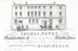 Byttekort, Thomas Newey av English School