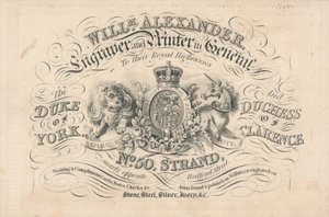 Byttekort, William Alexander av English School