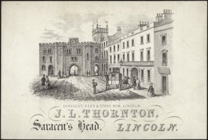 Byttekort for J L Thornton av English School