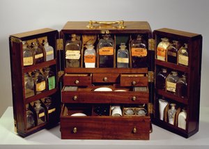 Traveling Pharmacy, ca. 1820 (mahogni) av English School