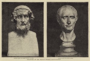 Treasures of the British Museum fotografert (gravering) av English School