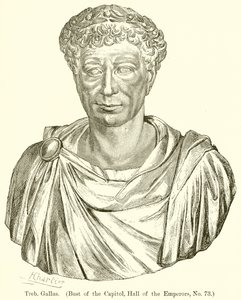 Treb. Gallus. (Byste av Capitol, Hall of the Emperors, nr. 73)