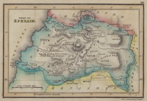 Efraims stamme (farget gravering) av English School