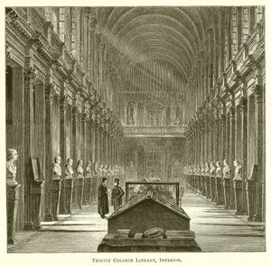 Trinity College Library, interiør av English School