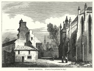 Trinity Hospital (gravering) av English School
