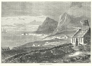 Tristan D#39;Acunha (gravering) av English School