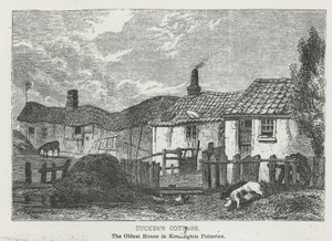 Tuckers Cottage, det eldste huset i Kensington Potteries av English School