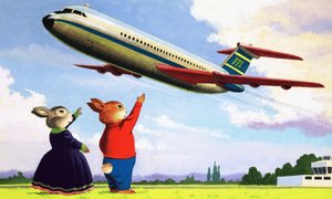 Tufty vinker mot fly av English School