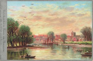 Twickenham Town ved Themsen av English School