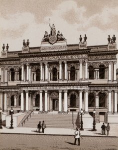 Ulster Bank, Belfast (litho) av English School