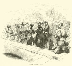 Under militær lov, mars 1871 av English School