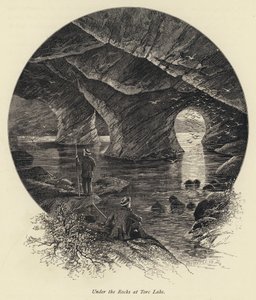 Under the Rocks at Torc Lake (gravering) av English School