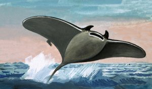 Uidentifisert flygende fisk av English School