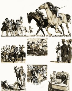Uidentifisert historie om en jockey av English School