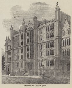 University Hall, Gordon-Square (gravering) av English School