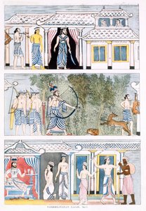 Usseeratanam Rajah, del I, fra The History and Doctrine of Buddhism av Edward Upham, 1829 (se også 414248) av English School