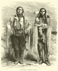 Ute-indianere fra Vest-Colorado av English School