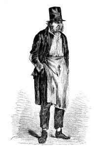 Vagrant fra tilfluktsstedet i Playhouse Yard, Cripplegate av English School