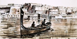 Valletta, hovedstaden på øya Malta av English School