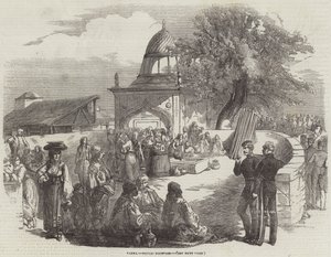 Varna, offentlig fontene (gravering) av English School