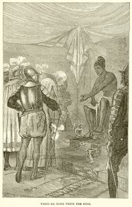 Vasco da Gama besøker kongen av English School