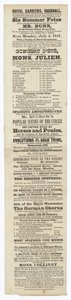 Vauxhall Gardens, annonse av English School