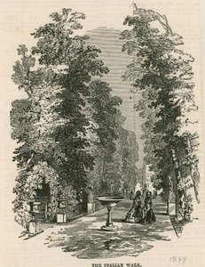 Vauxhall Gardens, London: Den italienske vandringen av English School