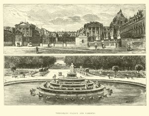 Versailles-palasset og hagene av English School